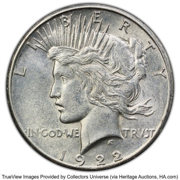 1922-S $1  Extra Ray, VAM-10 MS thumbnail 2