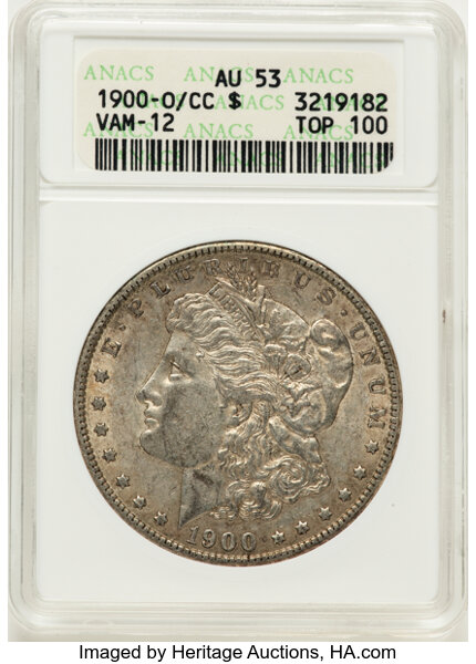 1900-O/CC $1  VAM-12 MS thumbnail 3