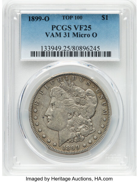 1899-O $1  Micro O, VAM-31 MS thumbnail 3