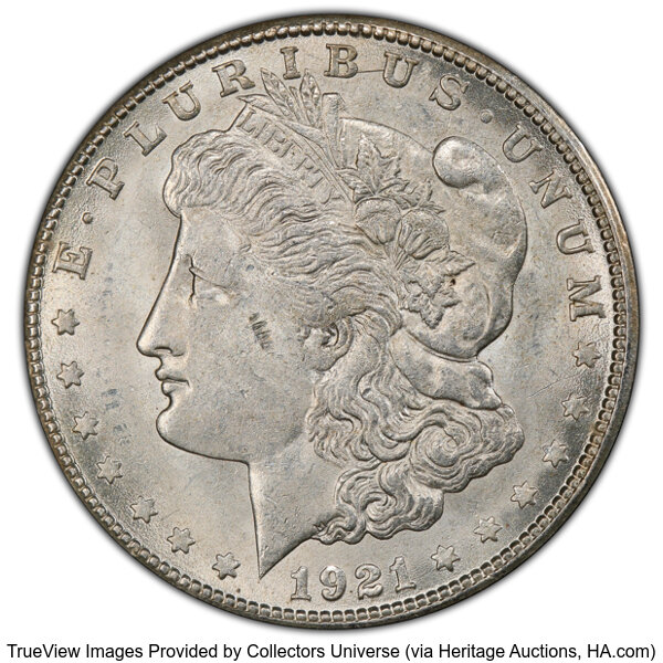 1921-S $1  BU Scratch, VAM-6A MS thumbnail 2