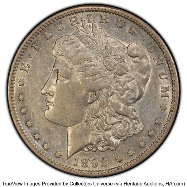 1892-S $1  Doubled Date, VAM-7  MS thumbnail 2