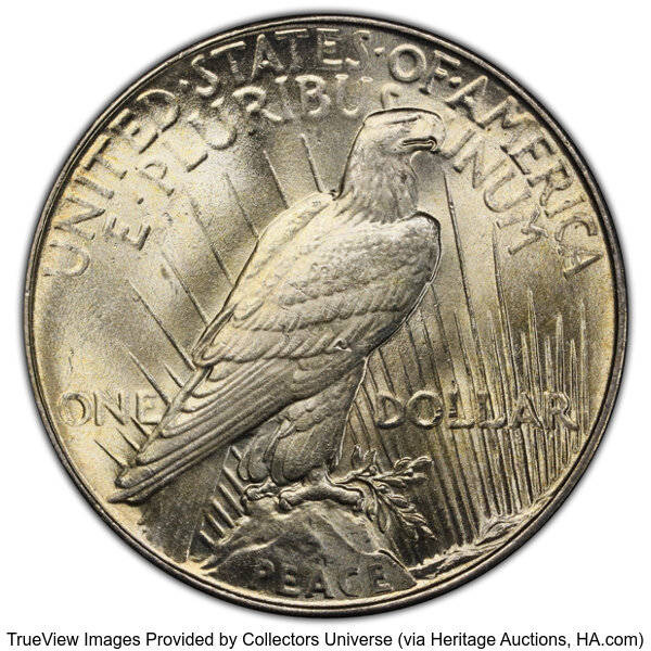 1934 $1  Obverse Die Scratch, VAM-1A MS thumbnail 3