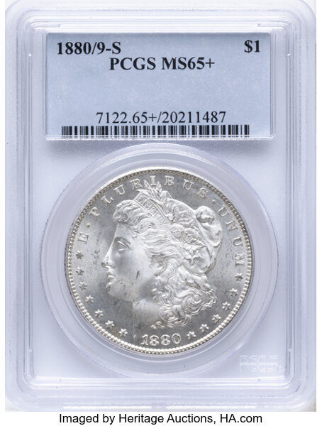 1880/9-S $1  Overdate, VAM-11 MS thumbnail 6