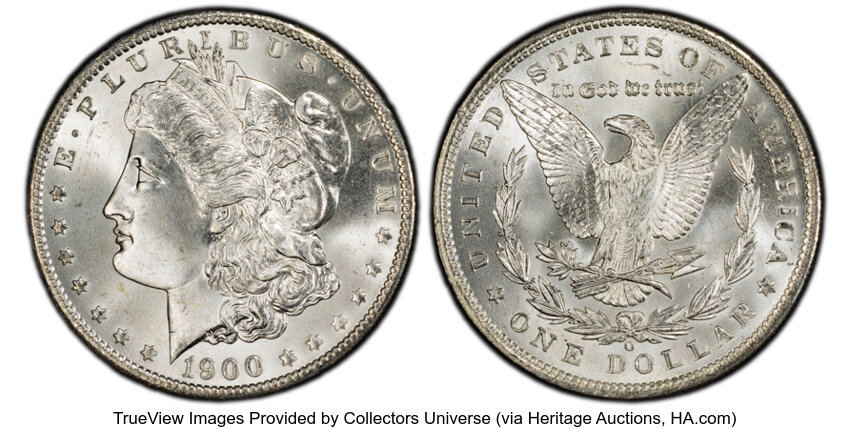 1900-O $1  Doubled Stars, VAM-15  MS thumbnail 7