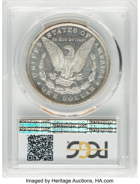 1879 $1  MS DMPL MS62 DMPL CAC thumbnail 2