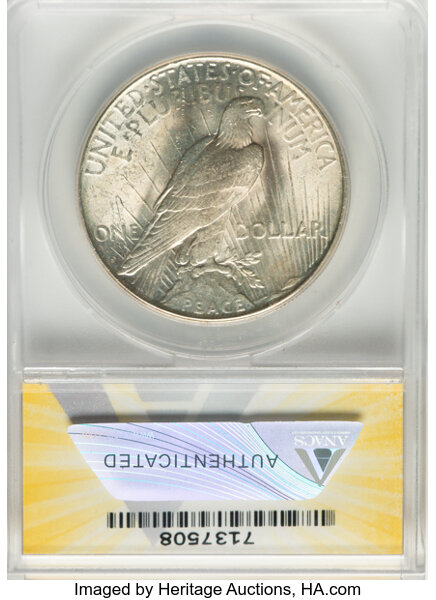 1923-S $1  Pitted Reverse, VAM-1C MS thumbnail 7
