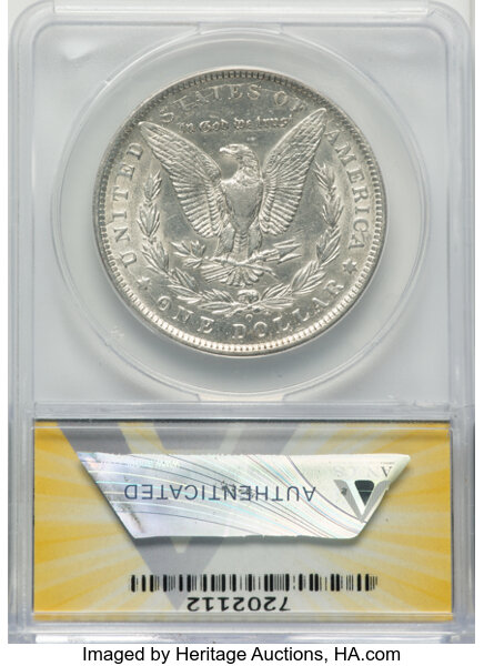 1891-O $1 AU53 CAC thumbnail 2