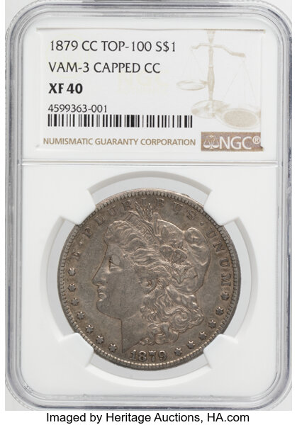 1879-CC $1  Capped Die, VAM-3 MS thumbnail 5