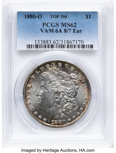 1880-O $1  8/7, Spike, VAM-6A  MS thumbnail 4