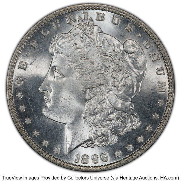 1896 $1  Bar 6, VAM-20  MS thumbnail 3