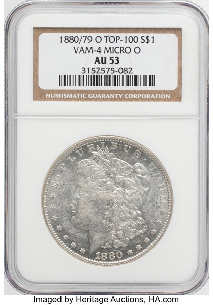 1880/79-O $1  Crossbar, VAM-4 MS thumbnail 3