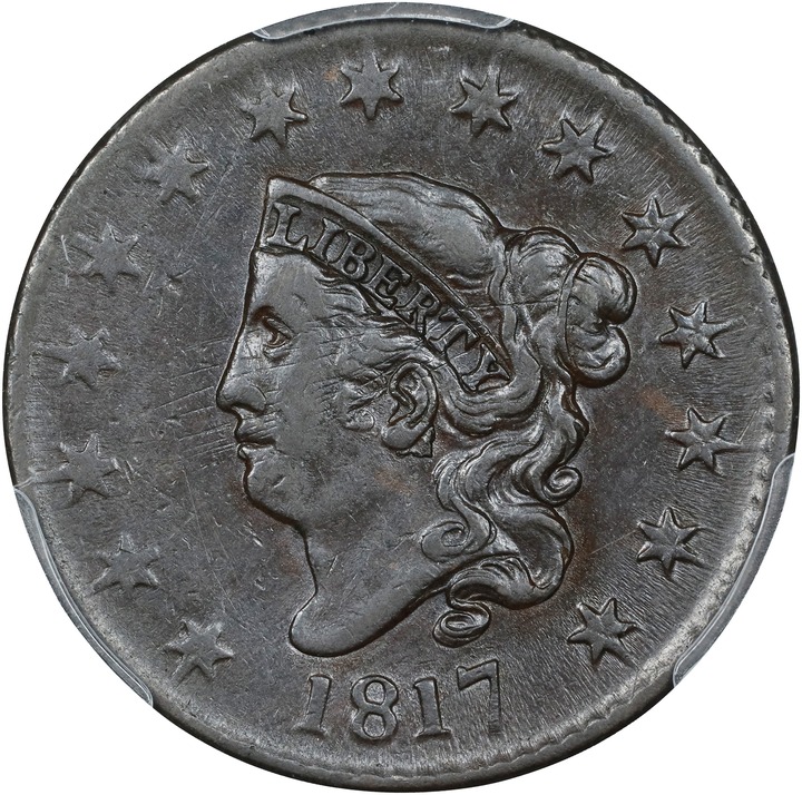 Image for 1817 1c 15 Stars MS BN AG3 BN