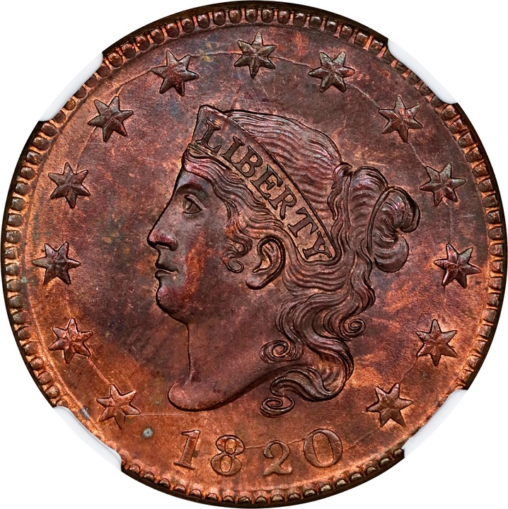 Image for Coronet Head Cent 1c 1816-1839 MS RB [Type] MS64 RB