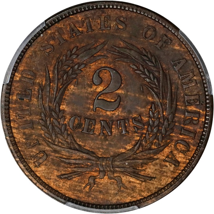 1864 2c Large Motto MS BN AG3 BN CAC thumbnail 6