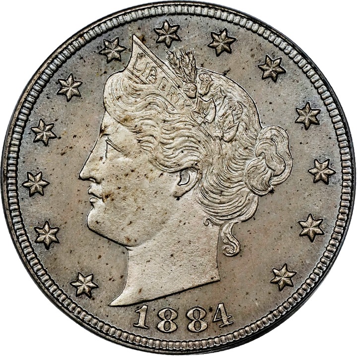 Image for 1884 5c PR64