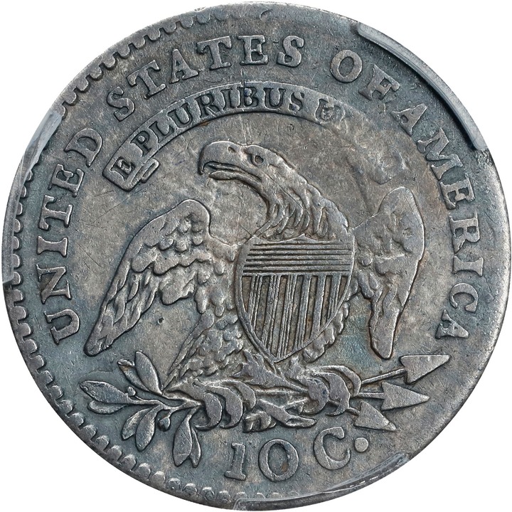 1814 10c Large Date MS60 CAC thumbnail 24