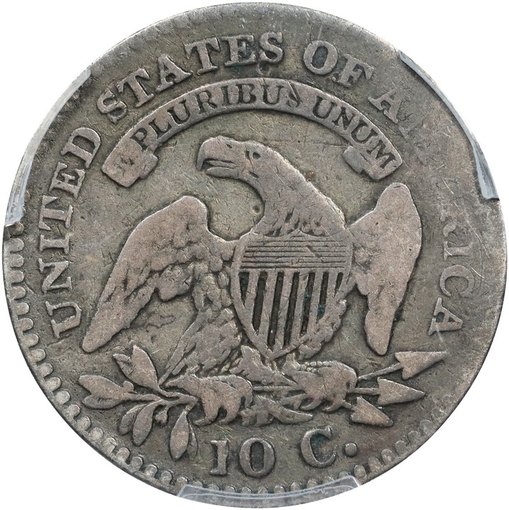 1823/2 10c Small E's VG10 CAC thumbnail 2