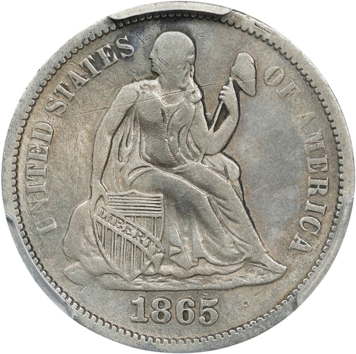 1865-S 10c MS thumbnail 5