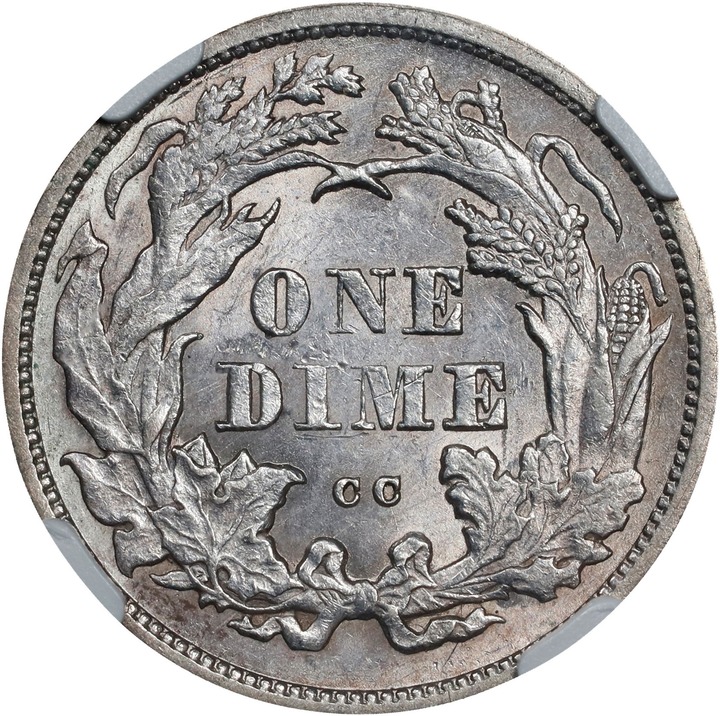 1875-CC 10c Mintmark Above Bow AG3 thumbnail 2