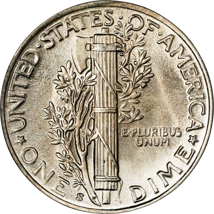 1945-S 10c MS FB MS63 FB thumbnail 21