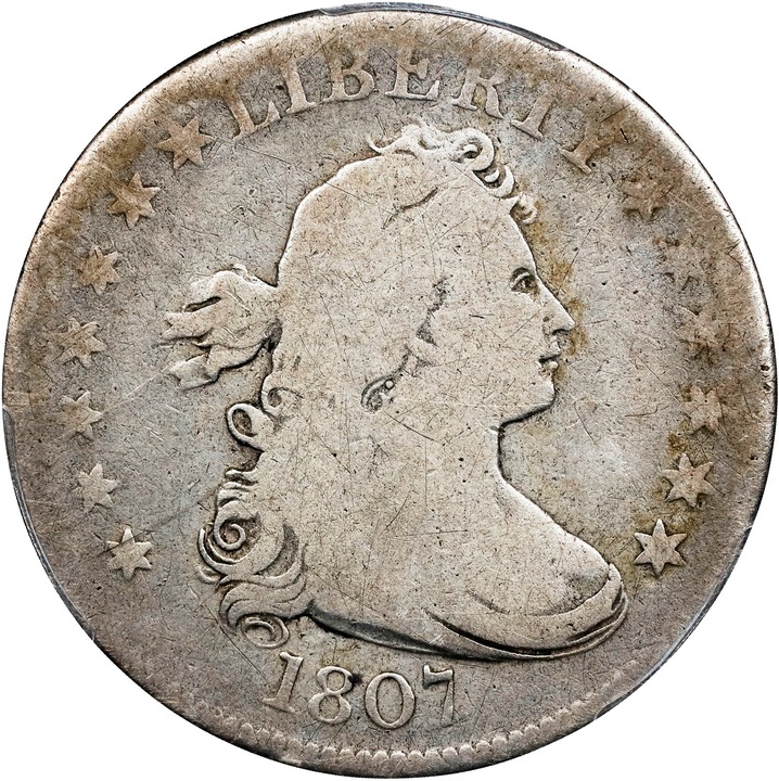 Image for 1807 25c AG3 CAC