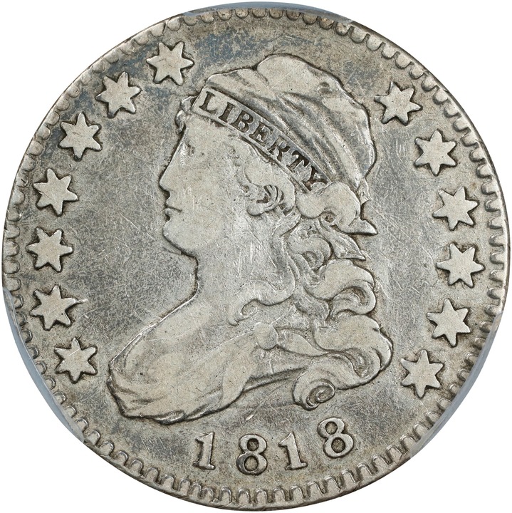Image for 1818 25c VF25