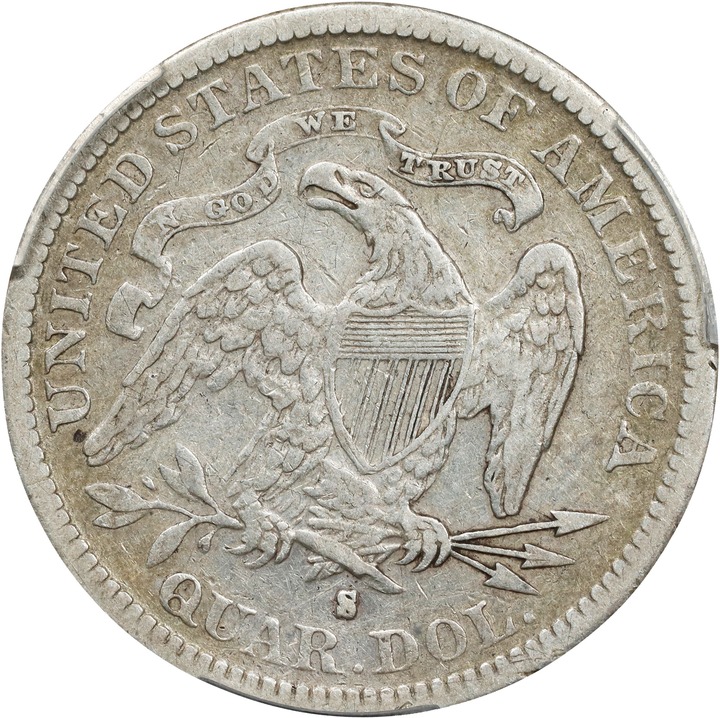 1877-S 25c VF25 thumbnail 2