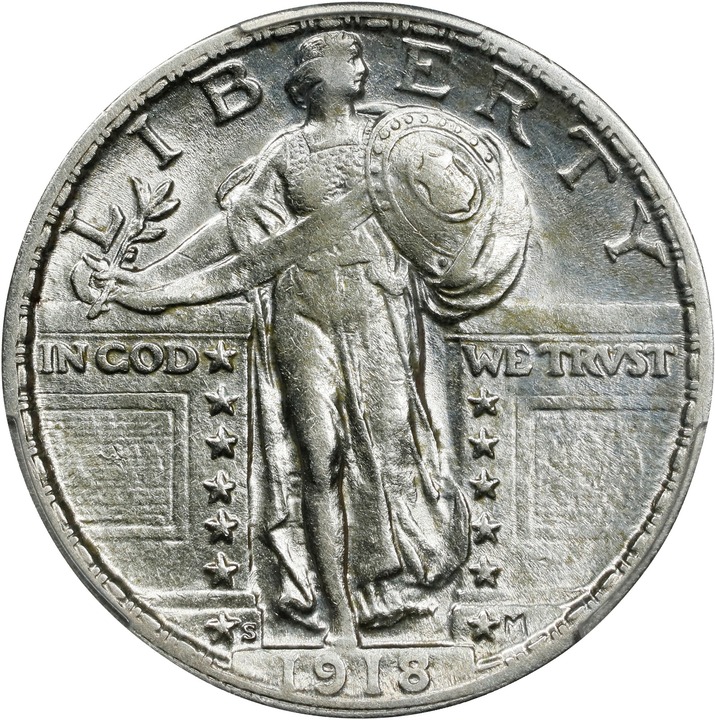 1918-S 25c MS thumbnail 6