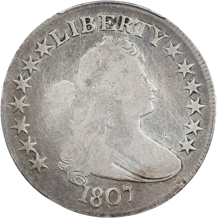 1807 50c Draped Bust, O-104a MS thumbnail 7