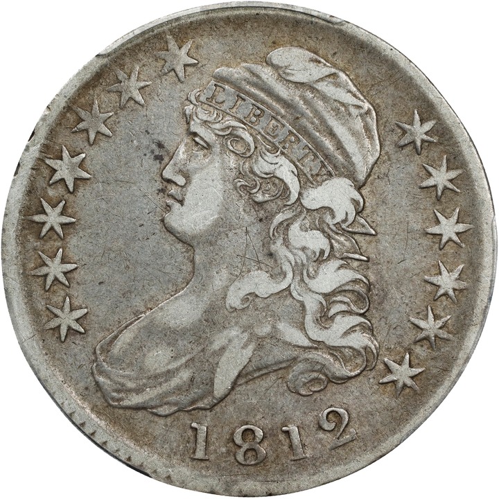 Image for 1812 50c VF30 CAC