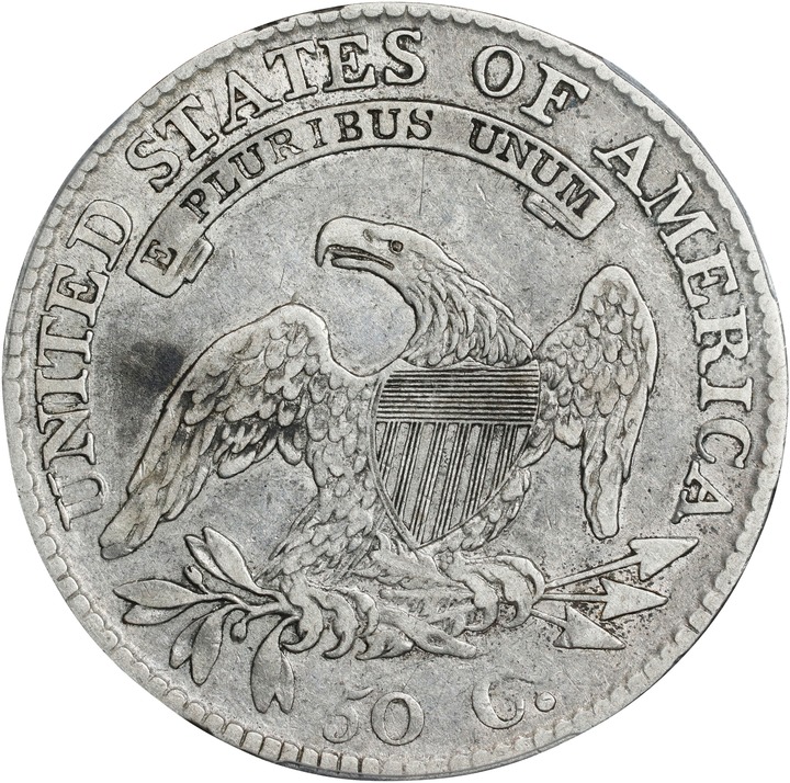 1812/1 50c Small 8 AG3 thumbnail 2