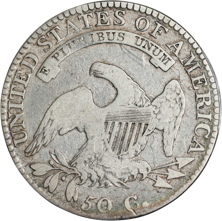 1814/3 50c Overdate AG3 thumbnail 14