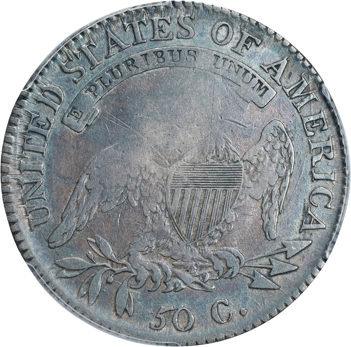 1817/3 50c Overdate AG3 thumbnail 2