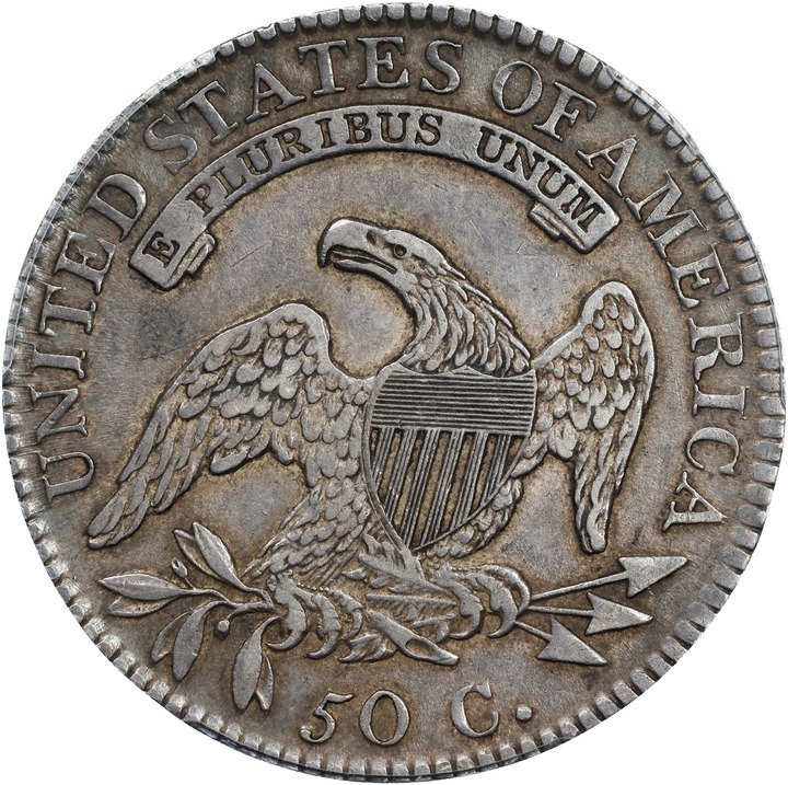 1818 50c AU53 thumbnail 2