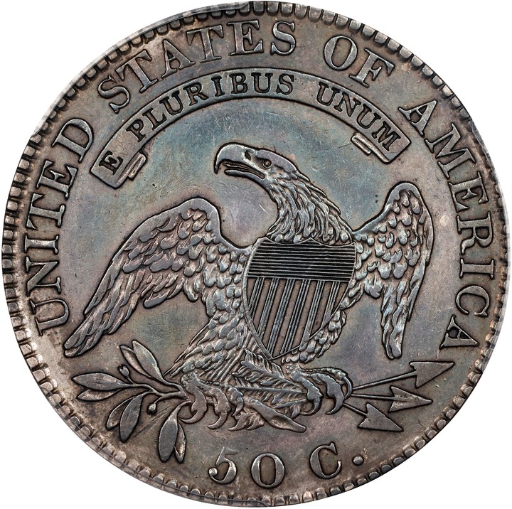 1819/8 50c Large 9, Flat Top 1s AG3 thumbnail 2