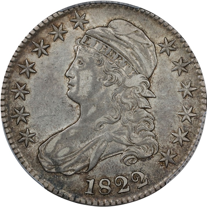 Image for 1822 50c XF40 CAC