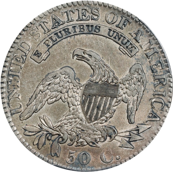1824 50c Over Various Dates AU50 thumbnail 13