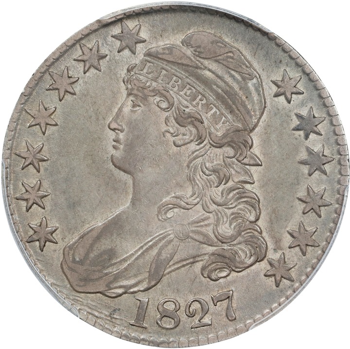 Image for 1827 50c Square Base 2 VF35 CAC
