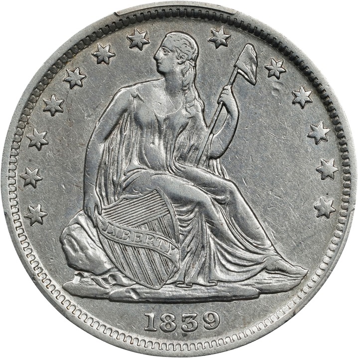 1839 50c Drapery MS thumbnail 5