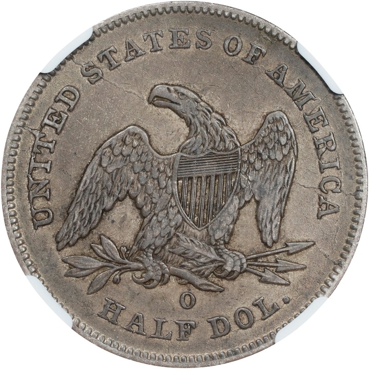 1841-O 50c AU53 thumbnail 2