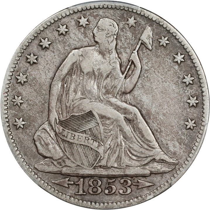 1853-O 50c Arrows & Rays MS thumbnail 10