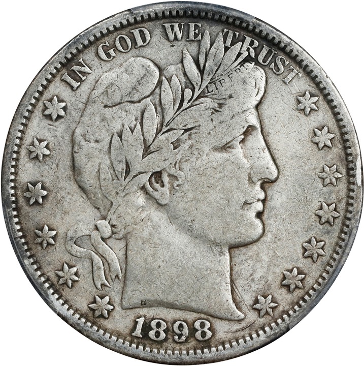 1898-S 50c Inverted Mintmark, FS-501 MS thumbnail 7