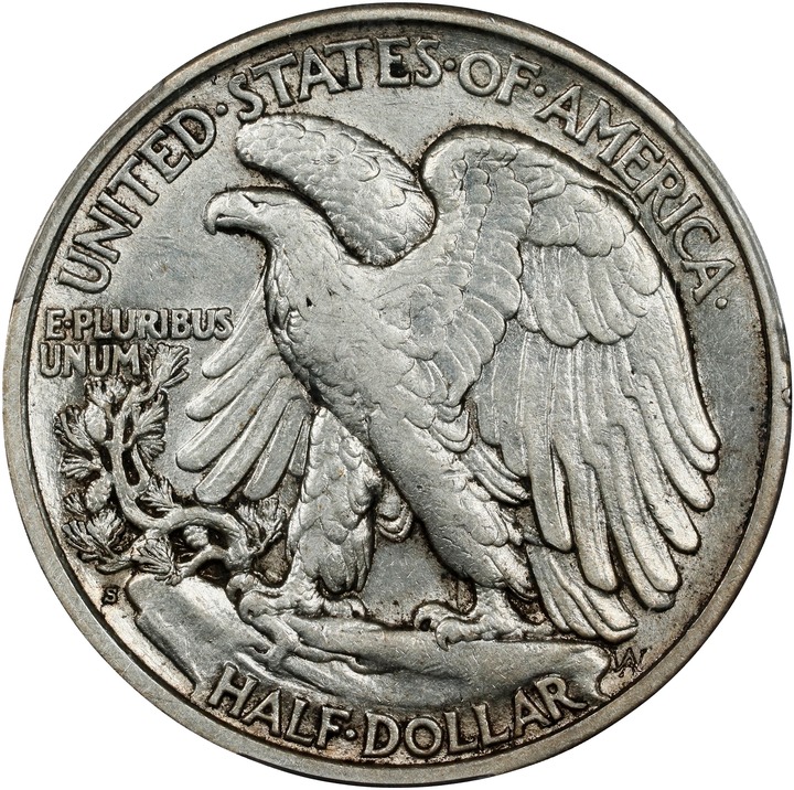 1918-S 50c AU55 thumbnail 2