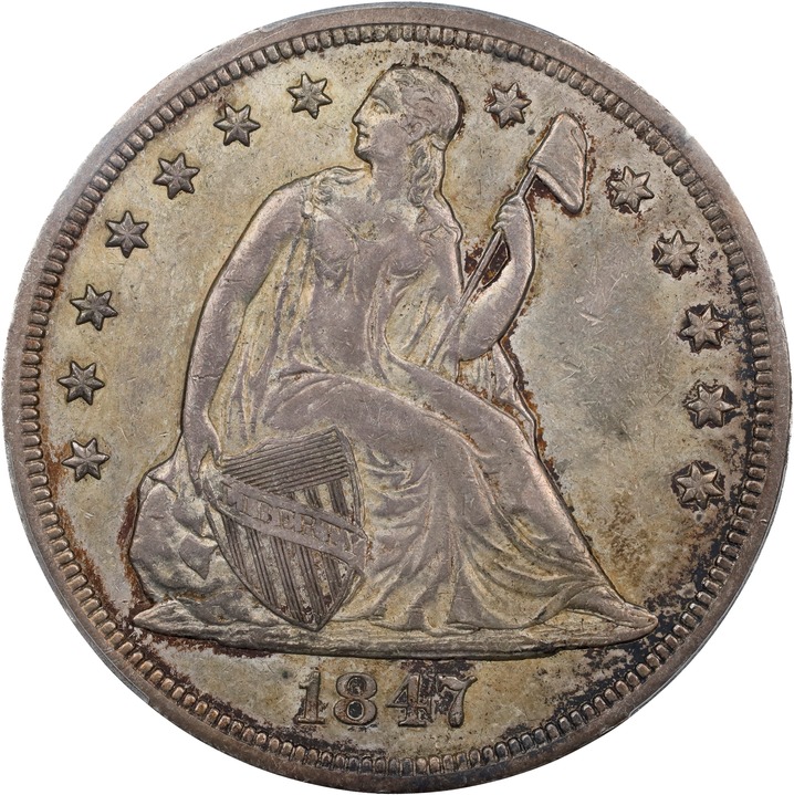 1847 $1 AG3 thumbnail 7