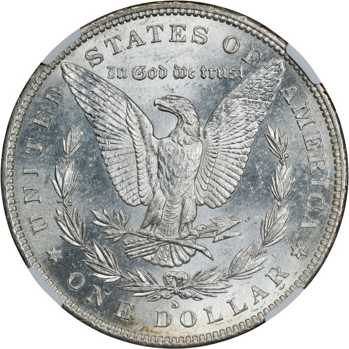 1885-S $1 MS61 CAC thumbnail 4
