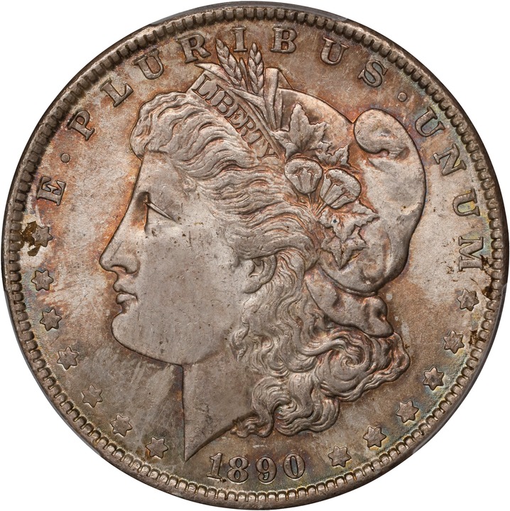 1890 $1 MS65 thumbnail 3