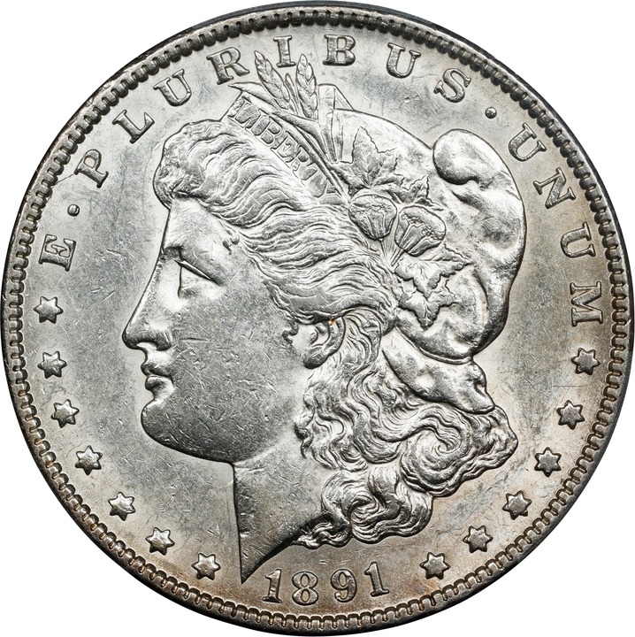 Image for 1891-CC $1 AU55 CAC