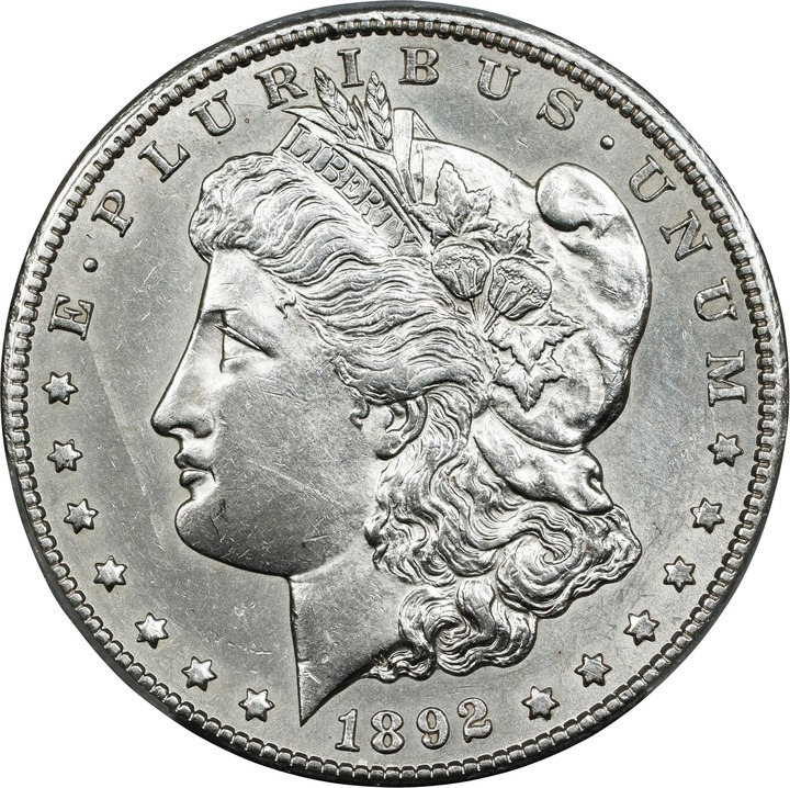 Image for 1892-CC $1 AG2 CAC