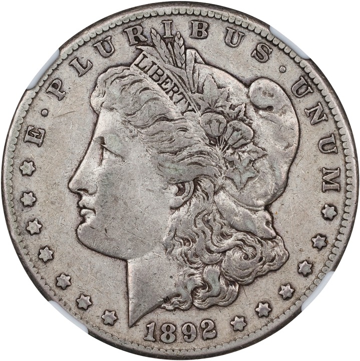 Image for 1892-CC $1 VF30 CAC