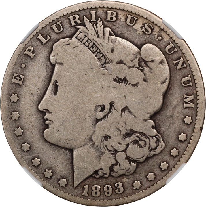 Image for 1893-O $1 G4